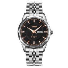 Годинник чоловічий класичний Skmei 9268 Сріблястий