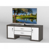 Тумба під телевізор Тиса Мебель ТВ-249 Венге Білий 45x35x110 см Тумба під телевізор Тиса Мебель ТВ-249 Венге Білий 45x35x110 см