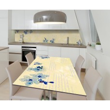 Наклейка 3Д вінілова на стіл Zatarga «Записки про щастя» 600х1200 мм для будинків, квартир, столів, кав'ярень