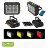 Кемпінговий ліхтар із сонячною панеллю та Power Bank GD Plus GD-2207A 8000 mAh