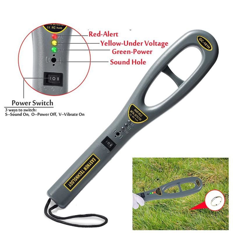 Ручний доглядовий металошукач - металодетектор Easynew GC101H