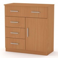 Комод Компаніт 1-3-1 Бук (80х39х85 см) Комод Компаніт 1-3-1 Бук (80х39х85 см)