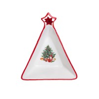 Салатниця YIWU Christmas 14.5x12 см Червоно-білий (HP-SD-3)