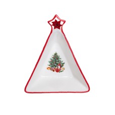 Салатниця YIWU Christmas 14.5x12 см Червоно-білий (HP-SD-3)