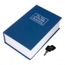 Книга сейф Mine Англійська словник 24 см Синій (hub_nlnaas)