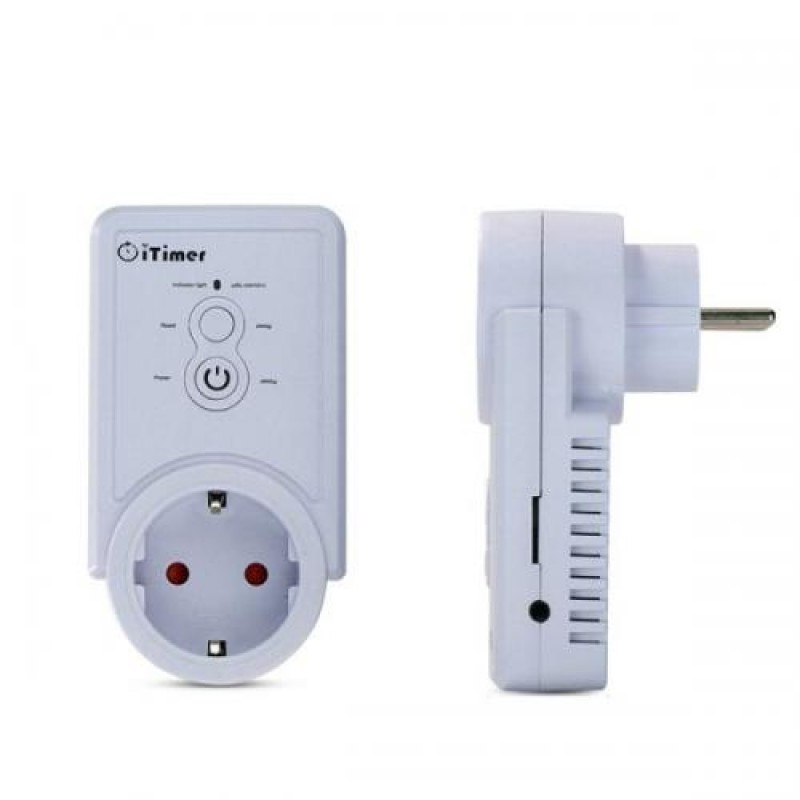 Розумна GSM розетка з датчиком температури Vbestlife iTimer USB Білий (100154)