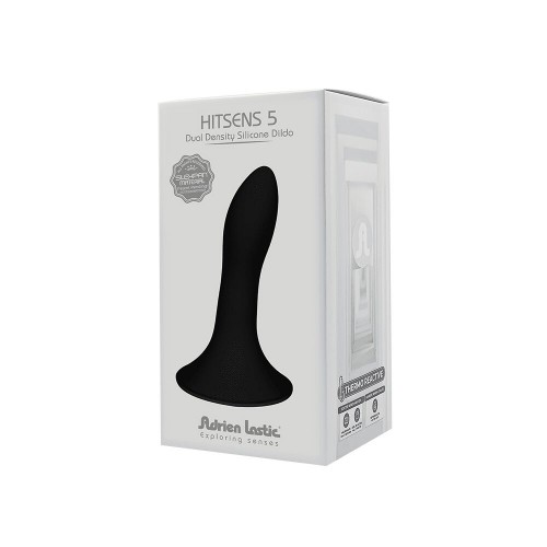 Дилдо з присоскою Adrien Lastic Hitsens 5 Black, відмінно для страпона, діаметр 2,4 см, довжина 13 с в інтернет супермаркеті PbayMarket!