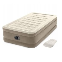 Надувне ліжко Intex 64426-2, 99 х 191 х 46 см, вбудований електронасос, подушка. Односпальне