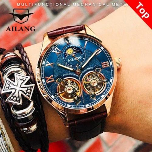 Чоловічий наручний годинник Ailang FlyWheel Золотий (1448285482) Чоловічий наручний годинник Ailang FlyWheel Золотий (1448285482)