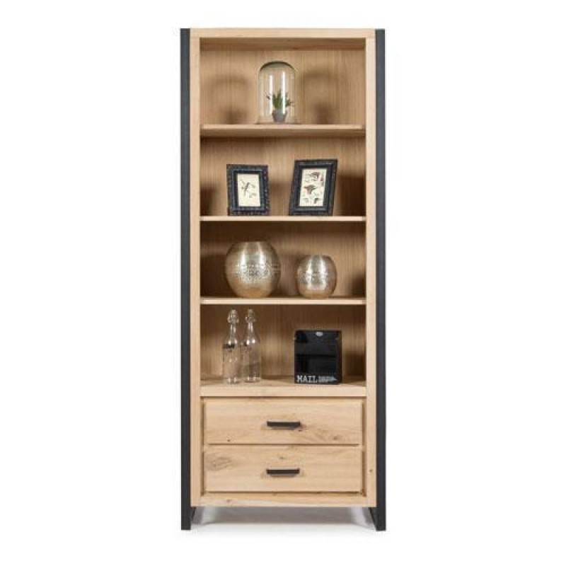 Шафа для зберігання в стилі Loft NS-2219 2130x850x450 мм Черный