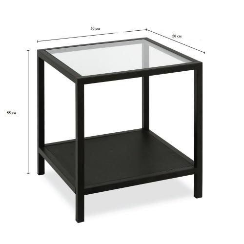 Тумба нічна GoodsMetall металева в стилі Лофт 550х500х500 Т136 Тумба нічна GoodsMetall металева в стилі Лофт 550х500х500 Т136