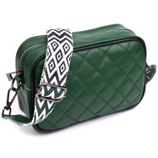 Сумка з натуральної шкіри Vintage 22857 21х14х8 см Зелений