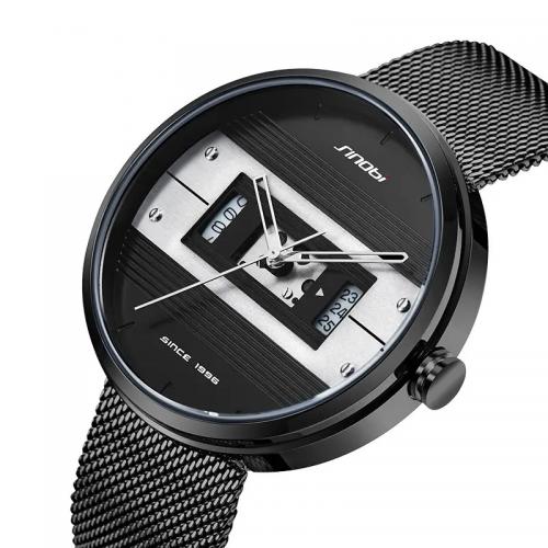Чоловічий наручний годинник Sinobi S9825G 11S9825G02 Чорний Чоловічий наручний годинник Sinobi S9825G 11S9825G02 Чорний