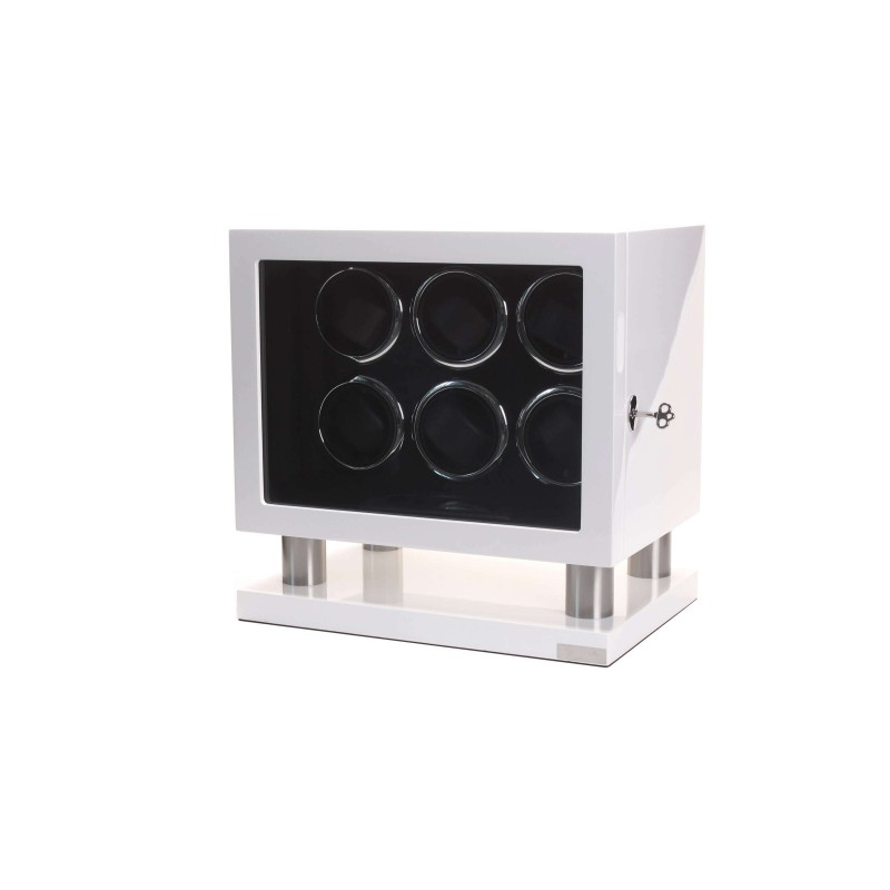 Шкатулка Salvadore для підзаводу 6 годинників 8006/WF/DF 6x6 Білий