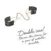 Прикраси наручники Bijoux Indiscrets Desir Metallique Handcuffs Black (SO2663) в інтернет супермаркеті PbayMarket!