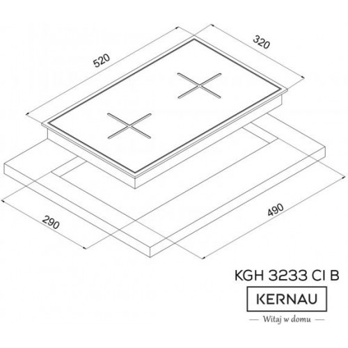 Варильна поверхня газова Kernau KGH 3233 CI B в інтернет супермаркеті PbayMarket!