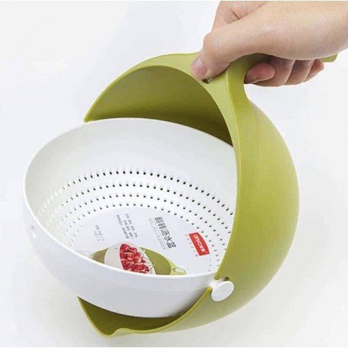 Миска-друшляк для ягід MESH STRAINER 2в1 Green (300672GR) Миска-друшляк для ягід MESH STRAINER 2в1 Green (300672GR)
