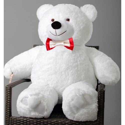 Плюшевий ведмедик Mister Medved Чарлі 110 см Білий (006) Плюшевий ведмедик Mister Medved Чарлі 110 см Білий (006)