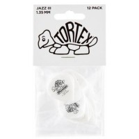 Медіатори Dunlop 478P1.35 Tortex White Jazz III Player's Pack 1.35 mm (12 шт.) Медіатори Dunlop 478P1.35 Tortex White Jazz III Player's Pack 1.35 mm (12 шт.)