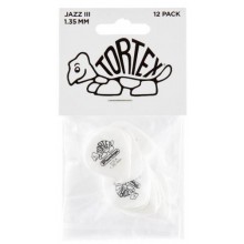 Медіатори Dunlop 478P1.35 Tortex White Jazz III Player's Pack 1.35 mm (12 шт.)