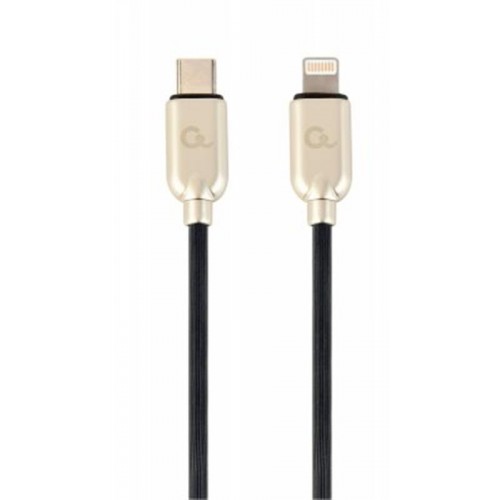 Кабель Cablexpert (CC-USB2PD18-CM8PM-1M) USB Type-C-Lightning, 1м, чорний/золотистий в інтернет супермаркеті PbayMarket!
