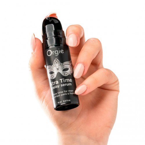 Сироватка-пролонгатор Orgie Xtra Time Delay Serum, 15 мл, без анестетиків, на силіконовій основі Сироватка-пролонгатор Orgie Xtra Time Delay Serum, 15 мл, без анестетиків, на силіконовій основі