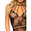 Ажурна сукня-сітка Leg Avenue Lace mini dress with cut-outs Black, one size в інтернет супермаркеті PbayMarket!