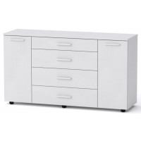 Комод 1-3-2 Компанит Німфея альба (130х38х73 см) Комод 1-3-2 Компанит Німфея альба (130х38х73 см)
