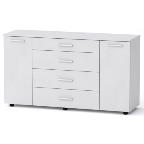 Комод 1-3-2 Компанит Німфея альба (130х38х73 см) Комод 1-3-2 Компанит Німфея альба (130х38х73 см)
