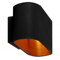 Бра Polux Elissa 8x8x16 см Чорний (Pol324412)