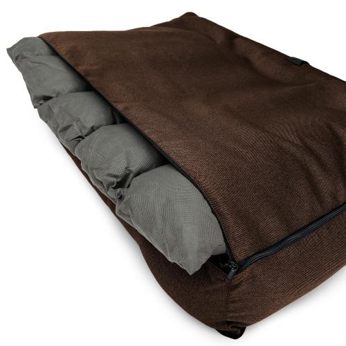 Лежак ліжко для собак всіх порід EGO Bosyak Рогожка XL 105x80 Коричневий (спальне місце для великих собак) Лежак ліжко для собак всіх порід EGO Bosyak Рогожка XL 105x80 Коричневий (спальне місце для великих собак)