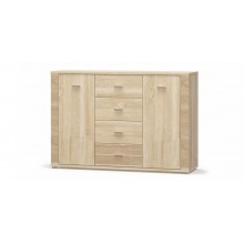 Комод для речей Меблі Сервіс Гресс 2Д+4Ш дуб самоа Комод для речей Меблі Сервіс Гресс 2Д+4Ш дуб самоа