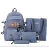 Рюкзак шкільний для дівчинки Hoz 4 в 1 VV 3 Блакитний (SK001594) в інтернет супермаркеті PbayMarket!