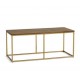 Кавовий журнальний столик у стилі Loft NS-694 450x1000x400 мм Золотой