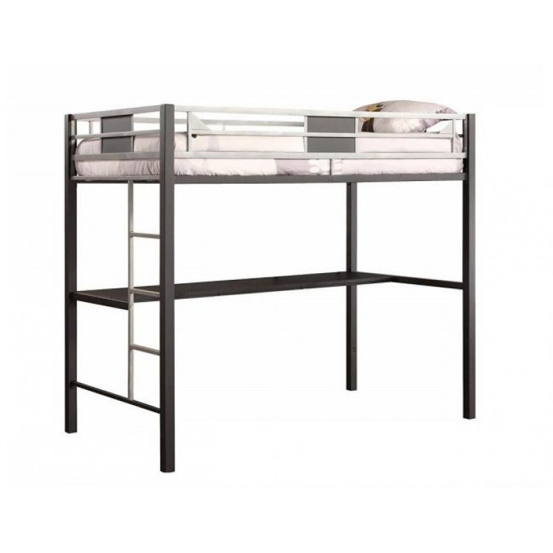 Двоярусне ліжко в стилі Loft NS-224 1830x2000x1000 мм Черный