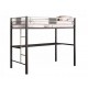 Двоярусне ліжко в стилі Loft NS-224 1830x2000x1000 мм Черный