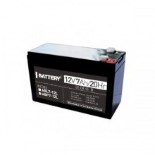 Акумулятор 12В 7 Ач для ДБЖ I-Battery ABP7-12L