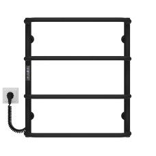 Рушникосушарка електрична Стандарт П4 400х600 Deffi Чорний JD03 (C.SS.60.40.4.E.B.L.1)