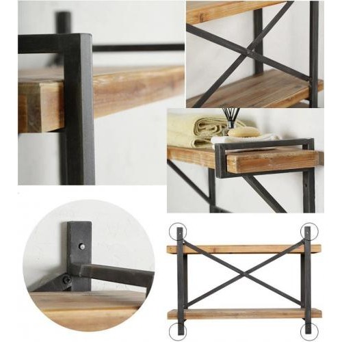 Полиці навісні GoodsMetall в стилі LOFT 800х560х250 П3 Полиці навісні GoodsMetall в стилі LOFT 800х560х250 П3