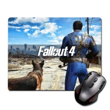 Ігрова поверхня Одинокий Мандрівець і Бойовий Пес Фаллаут Fallout 300 х 250 мм (821963)