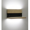 Настінний світильник Candellux Anet 25x14 см Бежево-чорний (22-05847)