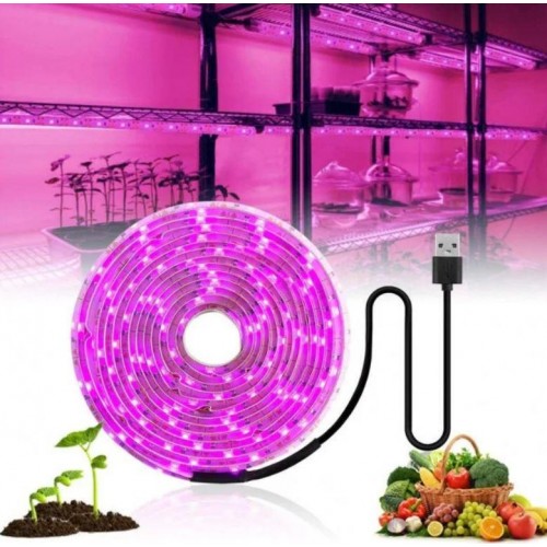 Фітолента для рослин CNV 120 LED IP65 2м USB 5В Фітолента для рослин CNV 120 LED IP65 2м USB 5В