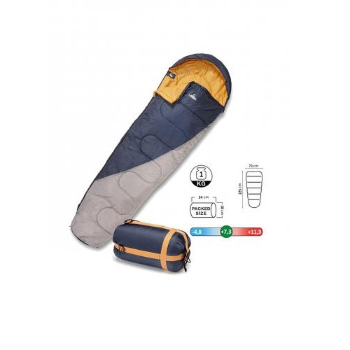 Cпальний мішок Nomad Sleeping Bag Blue-Grey 225x71 cм в інтернет супермаркеті PbayMarket!