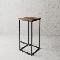 Барний стілець у стилі Loft NS-178 830x400x400 мм Черный