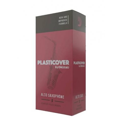 Тростини для саксофона альт D'Addario Plasticover RRP05ASX250 - Alto Sax #2.5 - 5-Pack Тростини для саксофона альт D'Addario Plasticover RRP05ASX250 - Alto Sax #2.5 - 5-Pack