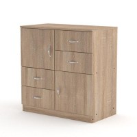 Комод для речей Компанит Дуб сонома 2 4