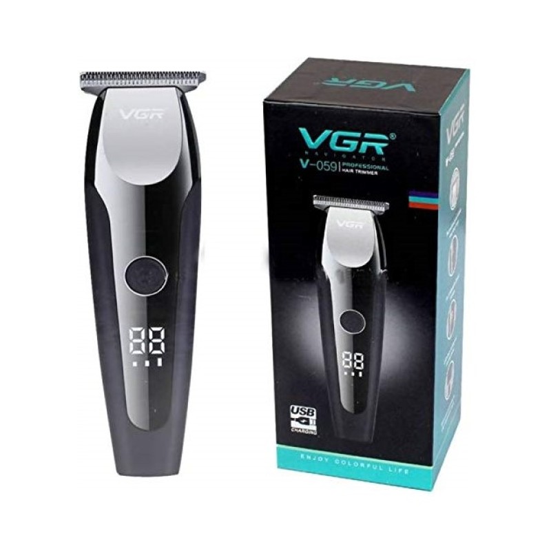 Машинка для стрижки волосся бездротова акумуляторна VGR V-059