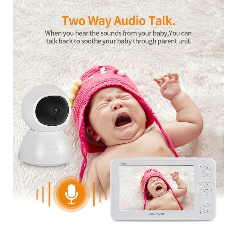 Відеоняня baby monitor безпровідна з великим 5
