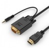 Кабель Cablexpert (A-HDMI-VGA-03-6) HDMI-VGA-3.5мм, 1.8м в інтернет супермаркеті PbayMarket!