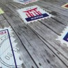 Самоклеюча 3D панель Sticker Wall Поштові марки 700х700х4мм